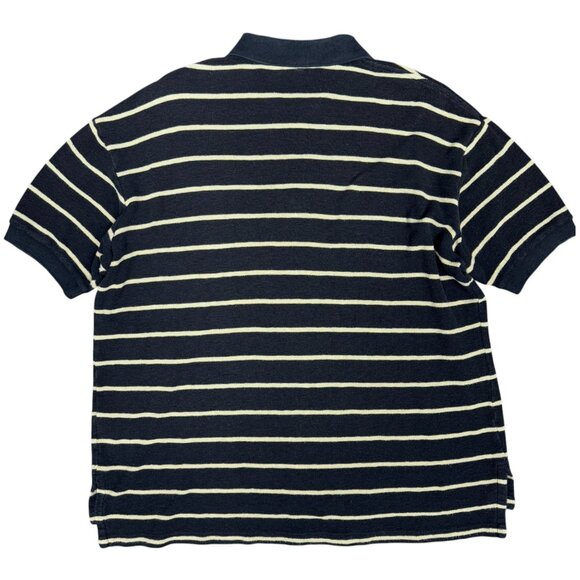 VTG Polo Ralph Lauren‎ Waffle Knit Short Sleeve Polo- Size XL - Picture 3 of 7